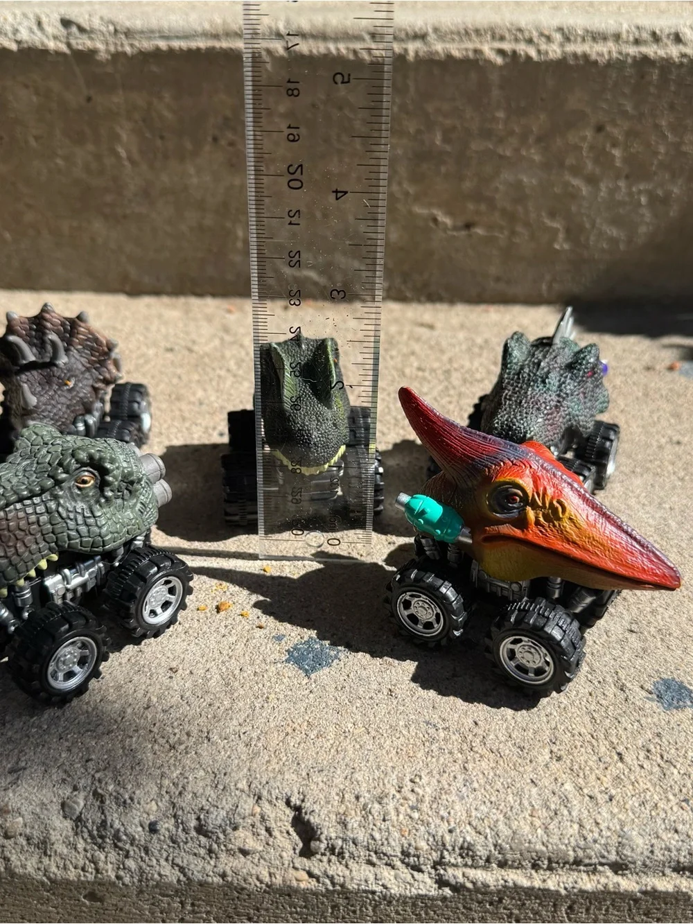 Mini Dino Monster Truck Pullback Cars Lot‎ of 5
